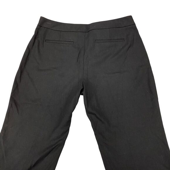 Neiman Marcus Trousers Pants Womens 8 Black Wide Leg Mid Rise Casual Classic Fit - Picture 12 of 15